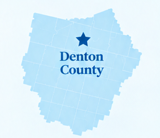 Authur Law Home Health Services in Denton County, TX Map
